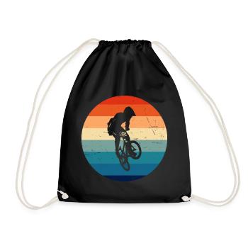 Radfahren bmx jungen Herren bmx Bike bmx fahrrad - Turnbeutel - Schwarz - Vorne