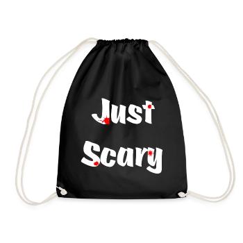 Sprüche, Blutflecken, Halloween Outfit, coole Tees - Turnbeutel - Schwarz - Vorne