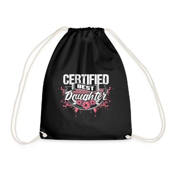 Idée cadeau fille - Sac de sport léger - noir - Devant