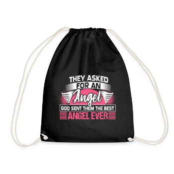 Beste Tochter Niedlich Geschenk - Turnbeutel - Schwarz - Vorne