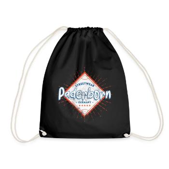 Paderborn Allemagne Ville Skyline Accueil Amour - Sac de sport léger - noir - Devant