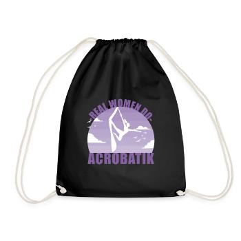 Acrobaties aériennes Acrobaties Acrobaties Sports Cadeaux - Sac de sport léger - noir - Devant