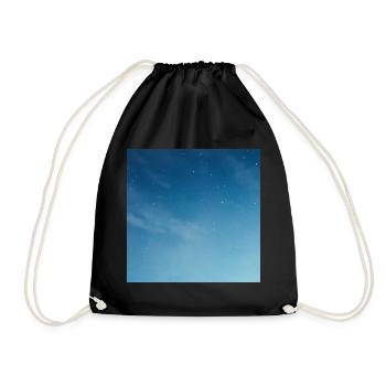 Starry Night - Drawstring Bag - black - Front