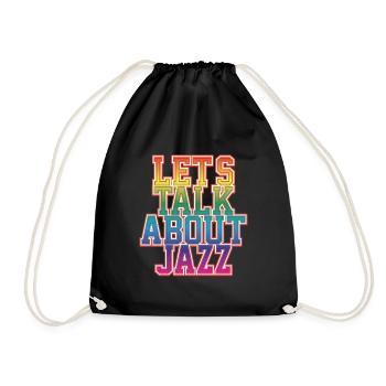 Jazz - Turnbeutel - Schwarz - Vorne