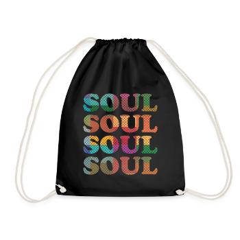 Soul Music Retro - Drawstring Bag - black - Front