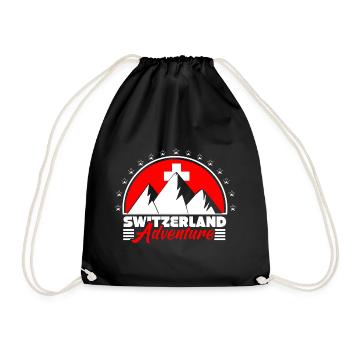 Suisse Etat suisse - Sac de sport léger - noir - Devant
