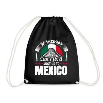 Idée cadeau Mexico Fiesta Pride - Sac de sport léger - noir - Devant