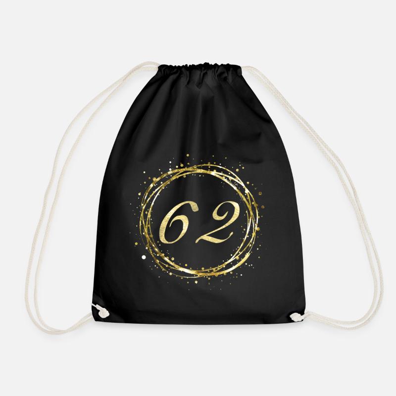 62 - Drawstring Bag - black