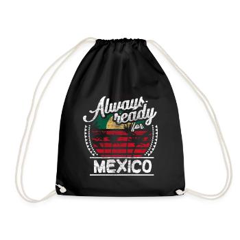 Mexique Origine mexicaine Idée cadeau - Sac de sport léger - noir - Devant