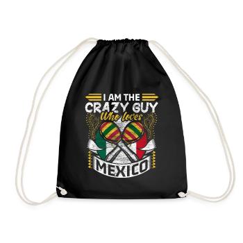 Mexique Sombrero Cadeau - Sac de sport léger - noir - Devant