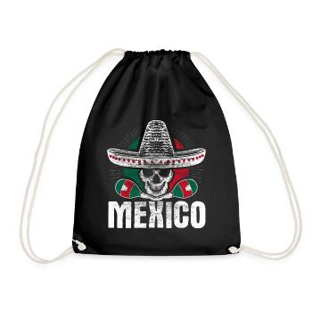 Mexique Sombrero Cadeau - Sac de sport léger - noir - Devant