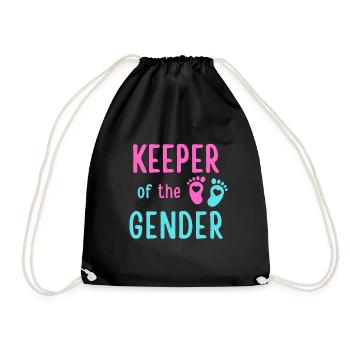 Keeper Of The Gender - Drawstring Bag - black - Front