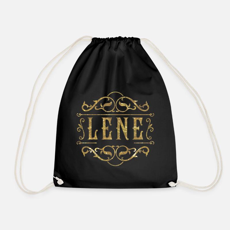 Lene gold - Turnbeutel - Schwarz