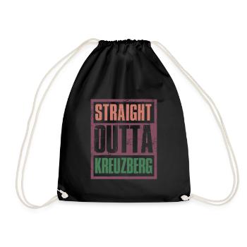 Tout droit sorti de Kreuzberg - Sac de sport léger - noir - Devant