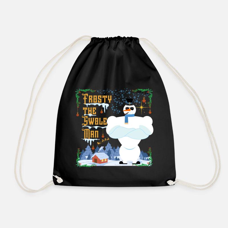 Frosty The Swoleman 2 - Turnbeutel - Schwarz
