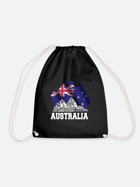 Sydney - Australia - Turnbeutel - Schwarz