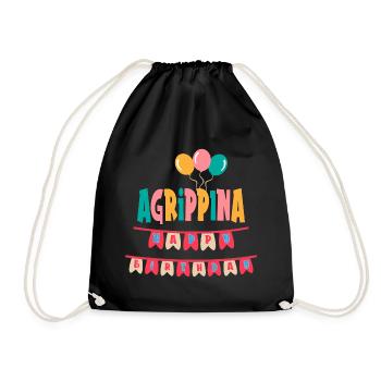Agrippina t-shirt joyeux anniversaire joyeux anniversaire - Sac de sport léger - noir - Devant