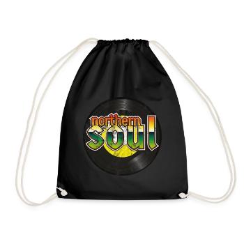 Northern Soul Vintage - Drawstring Bag - black - Front