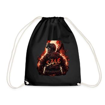 Prêt pour l’action : Fireman, votre héros ! - Sac de sport léger - noir - Devant