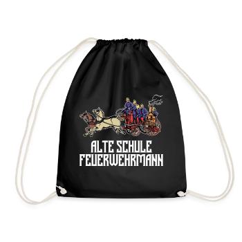 Firefighter Statement Fire Brigade Professional Fire Brigade - Drawstring Bag - black - Front