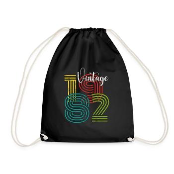 Millésime 1982 - Sac de sport léger - noir - Devant