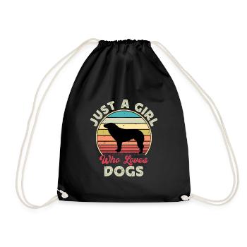 Aidi Dog Silhouette Vintage Sunset pour les amoureux des chiens - Sac de sport léger - noir - Devant