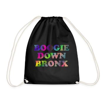Boogie Down Bronx - Drawstring Bag - black - Front