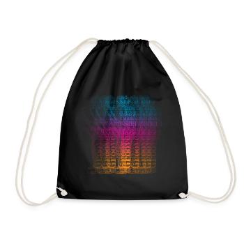 Jazz Saxophone Retro - Drawstring Bag - black - Front