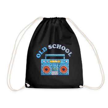 Old School Vintage - Sac de sport léger - noir - Devant