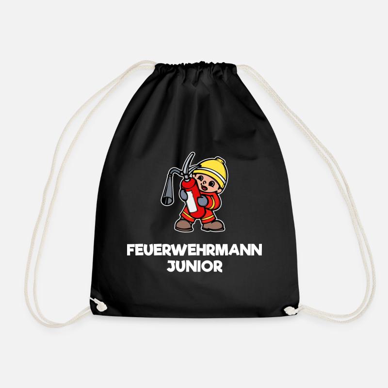 Feuerlöscher Statement Feuerwehrhelm Feuerwehr - Turnbeutel - Schwarz
