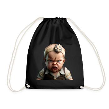 Psycho Baby - Turnbeutel - Schwarz - Vorne