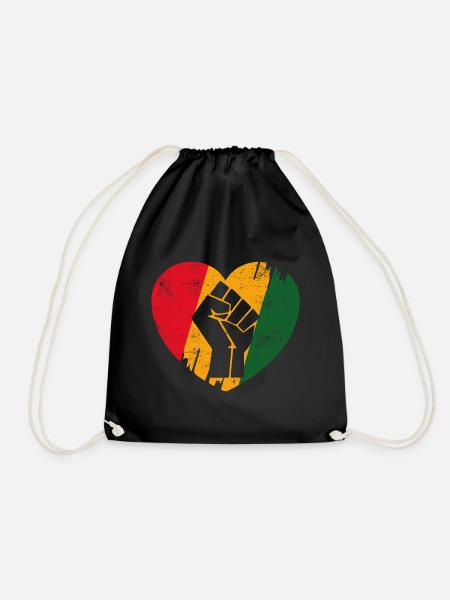 Black History Month - Turnbeutel - Schwarz
