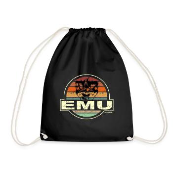 EMU - Turnbeutel - Schwarz - Vorne