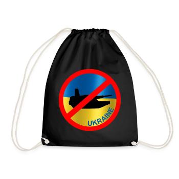 Ukraine Flag Paix - Sac de sport léger - noir - Devant