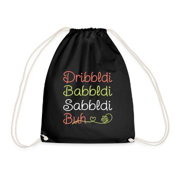Sabbldi - Turnbeutel - Schwarz - Vorne