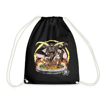 Cuisinier, cuisinier, chef, pot à soupe, l’enfer - Sac de sport léger - noir - Devant