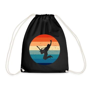 Electric guitar guitar Guitar electronic guitar - Drawstring Bag - black - Front
