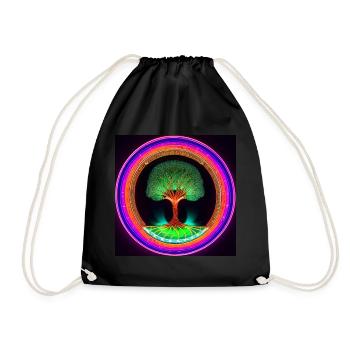 Pendentif Arbre de Vie - Sac de sport léger - noir - Devant