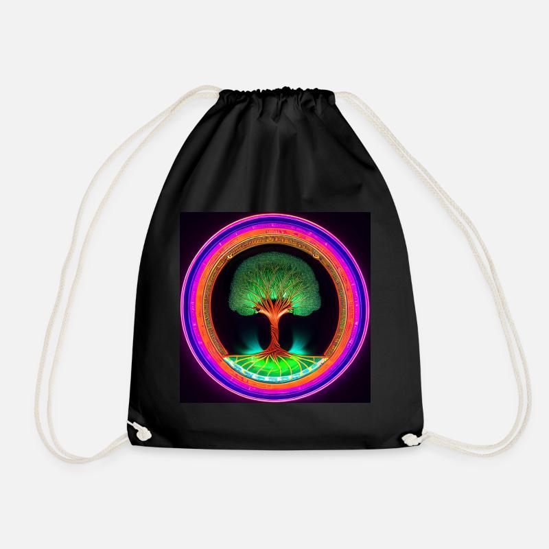 Pendentif Arbre de Vie - Sac de sport léger - noir