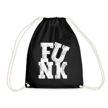 Funk Funky Vintage - Turnbeutel - Schwarz - Vorne