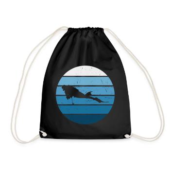 Plongée sous-marine Plongeur Tauchen Plongée sous-marine Tauchen - Sac de sport léger - noir - Devant