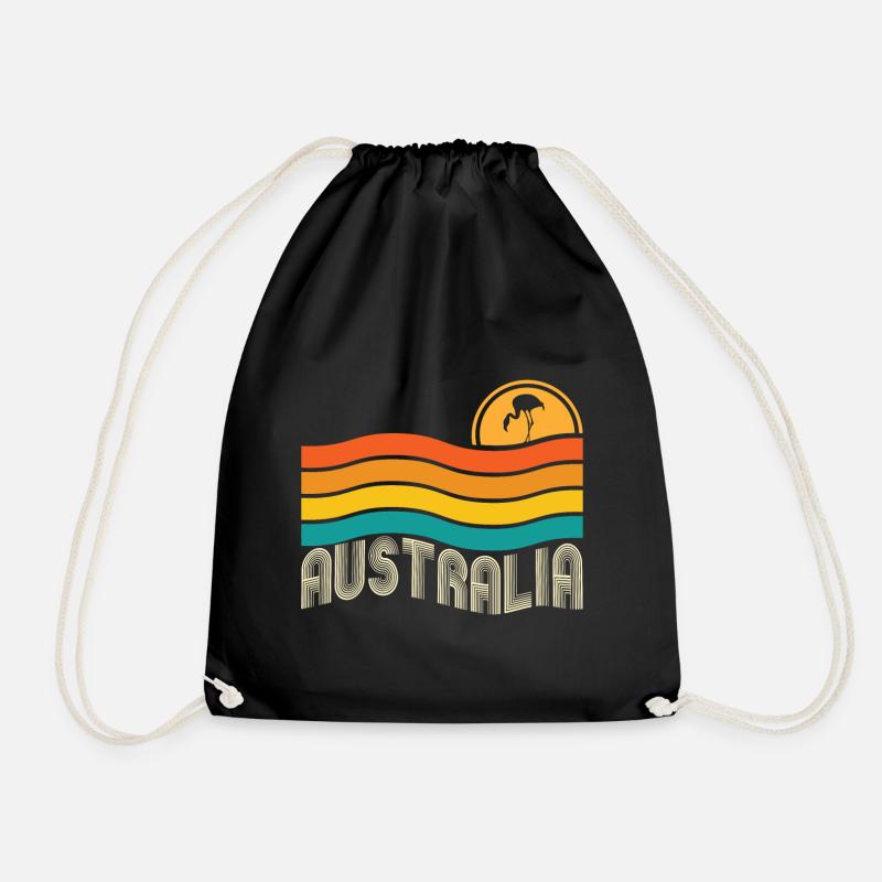 Australie - Sac de sport léger - noir