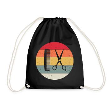 Coiffeur - Sac de sport léger - noir - Devant