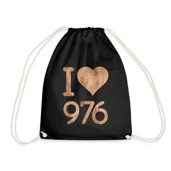love 976 - Sac de sport léger - noir - Devant