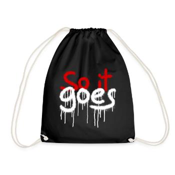 spray spray donc ça va dire dictons optimiste - Sac de sport léger - noir - Devant