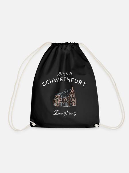 Schweinfurt, Historisches Zeughaus, Bayern - Turnbeutel - Schwarz