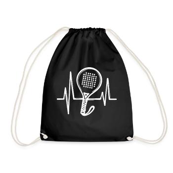 Raquette Joueur de Padel Jeu de Padel Sports Loisirs - Sac de sport léger - noir - Devant