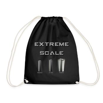 Extreme Scale Batteries - Turnbeutel - Schwarz - Vorne