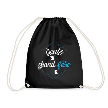 Bientot Grand frère - Sac de sport léger - noir - Devant