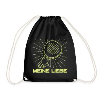 Tournoi de raquette de joueur Padel Sport - Sac de sport léger - noir - Devant